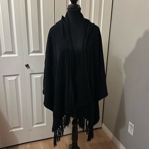 Sweater cape with Hood, one size